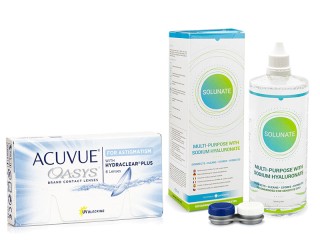Acuvue Oasys for Astigmatism (6 šošoviek) + Solunate Multi-Purpose 400 ml