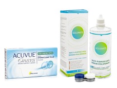 Acuvue Oasys for Presbyopia (6 šošoviek) + Solunate Multi-Purpose 400 ml s puzdrom