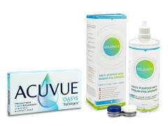 Acuvue Oasys with Transitions (6 šošoviek) + Solunate Multi-Purpose 400 ml s puzdrom