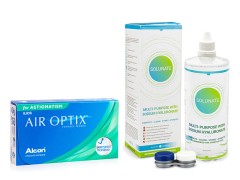 Air Optix for Astigmatism (6 šošoviek) + Solunate Multi-Purpose 400 ml s puzdrom