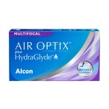 Air Optix Plus Hydraglyde Multifocal (3 šošovky) + Solunate Multi-Purpose 400 ml s puzdrom 39464