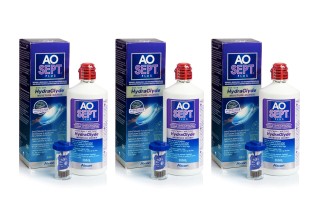 AOSEPT PLUS s Hydraglyde 3 x 360 ml s puzdrami