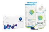 Biofinity CooperVision (6 šošoviek) + 2 x Solunate Multi-Purpose 400 ml s puzdrom 27802