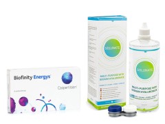 Biofinity Energys CooperVision (6 šošoviek) + Solunate Multi-Purpose 400 ml s puzdrom