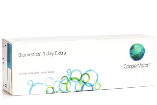 Biomedics 1 Day Extra CooperVision (30 šošoviek)