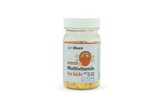 GymBeam Multivitamín pomaranč pre deti (120 žuvacích tabliet)