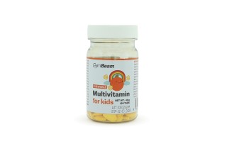 GymBeam Multivitamín pomaranč pre deti (120 žuvacích tabliet)