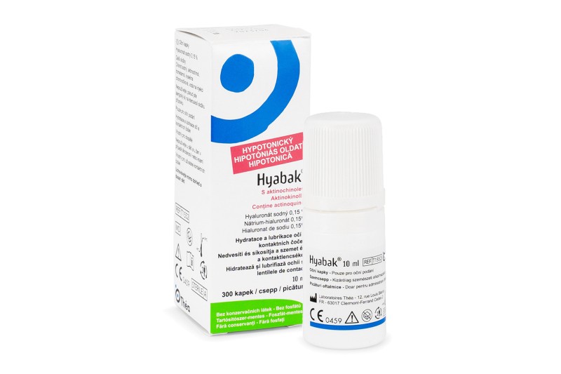 Očné kvapky Hyabak 0.15% gtt. 10ml
