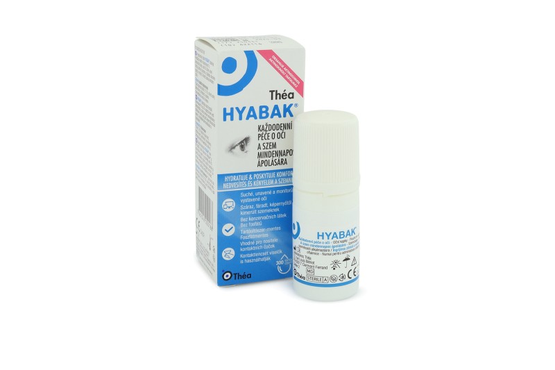 Očné kvapky Hyabak 0.15% gtt. 10ml