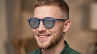Izipizi Sun #D Navy Blue Vygenerovaný obrázok