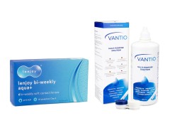 Lenjoy Bi-weekly Aqua+ (6 šošoviek) + Vantio Multi-Purpose 360 ml s puzdrom