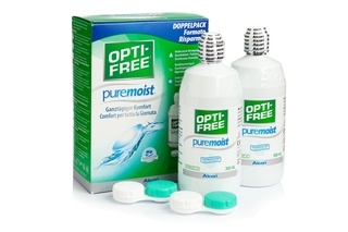 OPTI-FREE PureMoist 2 x 300 ml s puzdrami