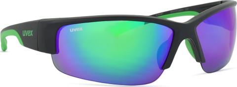 Uvex Sportstyle 215 Black M. Green/Mir. Green S5306172716